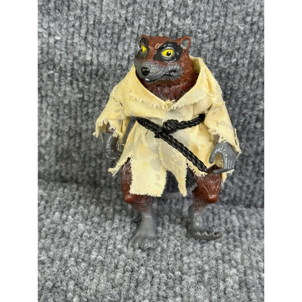 Vintage 1992 TMNT Master Splinter Figure Playmates Mirage Studios Robe Accessory
